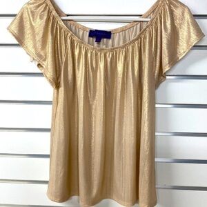 Aeropostale slinky rose gold top size xs‎